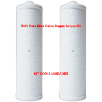 Refil Para filtro Caixa Dagua Acqua Mil Kit C/ 2 Unidades