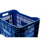 Caixa Plastica P/Mercado Azul Plastand