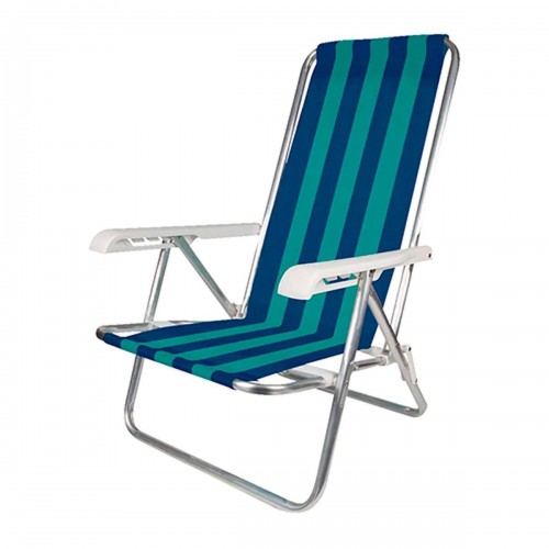 Cadeira De Praia Mor Recl.4Pos Alum 2103