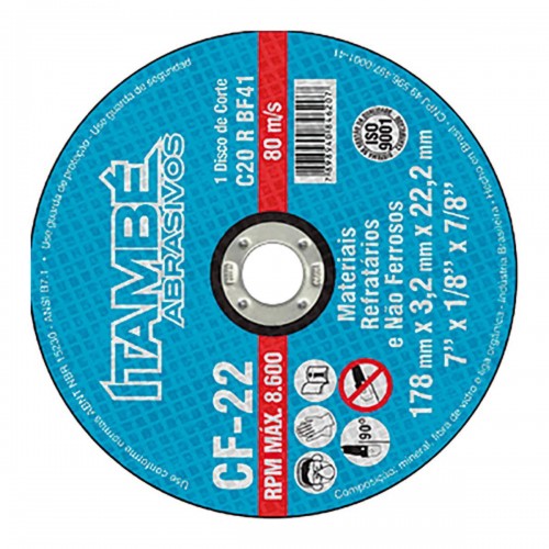 Disco Corte Itambe Refr 2T 7X7/8 Cf22