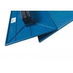 Desempenadeira Pvc Emave Azul Corrugada 16X28 - Kit C/6 Unidades