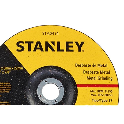 Disco Desbaste Stanley 7X7/8X6.0