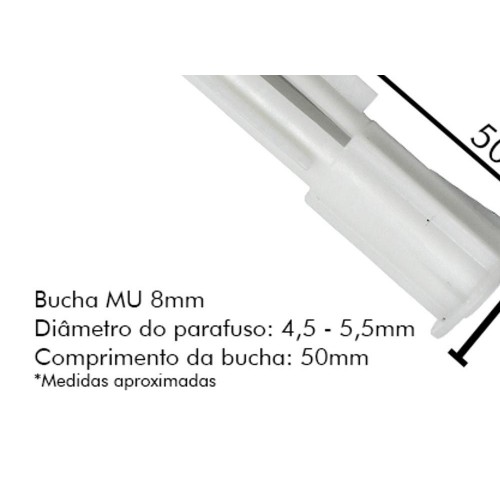 Bucha Fix.Sfor Mu 08 C/500 P/Tijolo Fur