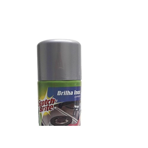 Spray Brilha Inox Scotch Brite 3M 170Gr