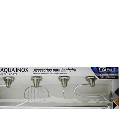 Acessorio P/Banheiro 5Pc Aquainox A.Inox Aquapla