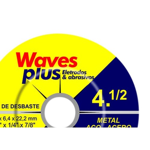 Disco Desbaste Waves 4.1/2X7/8