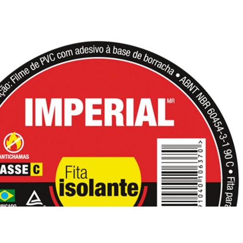 Fita Isol 3M Imperial 05 Mts - Kit C/10 Unidades