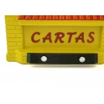Caixa Carta Power Plastica Gradil ''Casinha''Amarela  23-1-Am