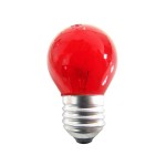 Lampada Bolinha Brasfort 15Wx220V  Vermelha  8493 - Kit C/25