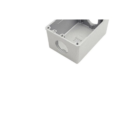 Caixa Piso Aluminio Fundido 4X2 Baixa Entrada/Saida   1/2