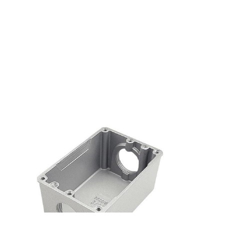 Caixa Piso Aluminio Fundido 4X2 Baixa Entrada/Saida  3/4