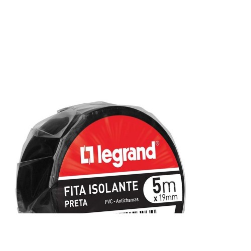 Fita Isolante Legrand  5M X 19Mm  Ag-05Mat-N - Kit C/10
