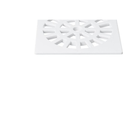 Grelha Plastica Herc Quadrada Branca 10X10  289 - Kit C/6