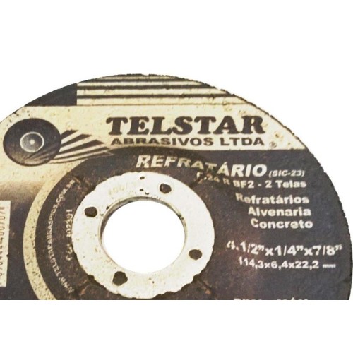 Disco Desbaste Telstar Concreto 4.1/2  302301 - Kit C/5