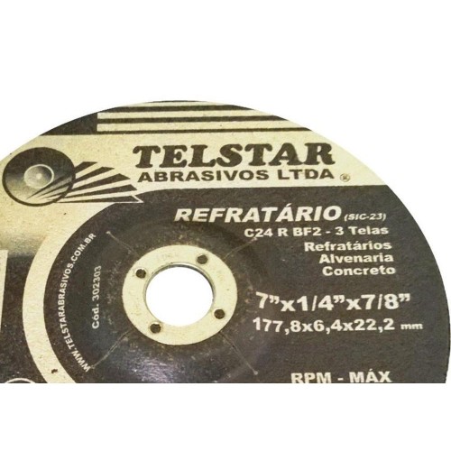 Disco Desbaste Telstar Concreto 7