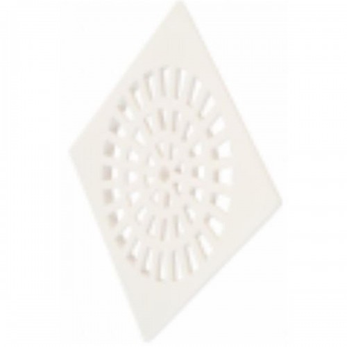 Grelha Plastica Herc Quadrada Branca Com Caixilho 10  297 - Kit C/6