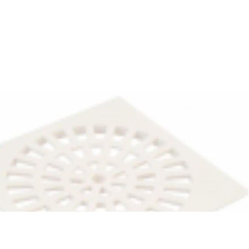 Grelha Plastica Herc Quadrada Branca Com Caixilho 10  297 - Kit C/6
