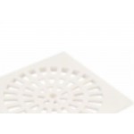 Grelha Plastica Herc Quadrada Branca Com Caixilho 15 295 - Kit C/6 Catalogo Herc