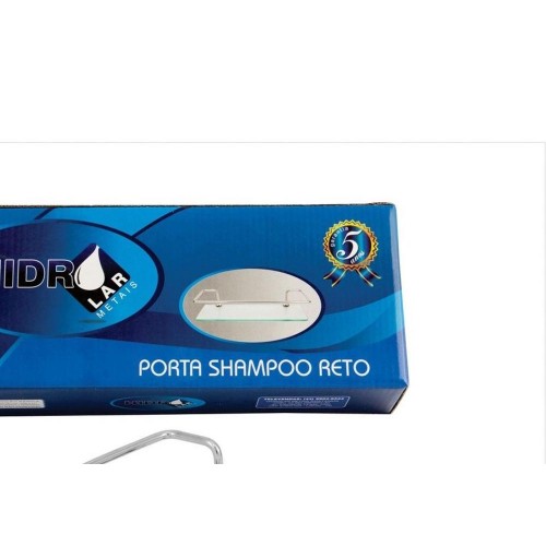 Acessorio Wc Hidrolar Porta Shampoo Reto Cromado  30128