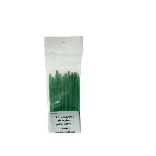 Abracadeira Nylon Brasfort Verde 3,6X300 50 Pecas  7306