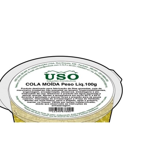 Cola Moida Uso 100G            Pote  0004-5 - Kit C/6
