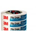 Fita Crepe 3M Uso Industrial 201 18X50M  Hb004415368 - Kit C/6