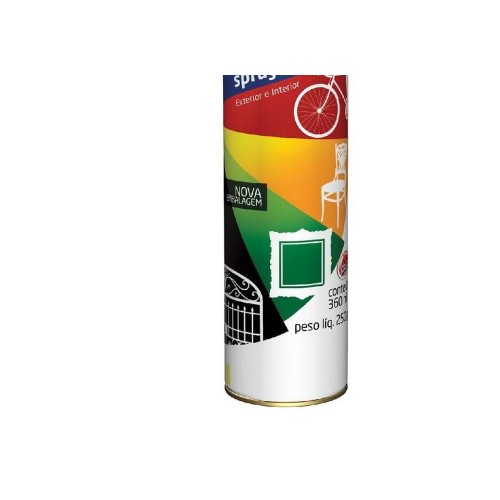 Spray Colorgin Decor Preto Brilhante 360Ml   8701