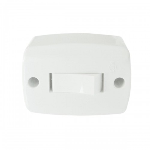 Interruptor Externo Ilumi Retangular Branco 1 Simples  16553Pct - Kit C/10