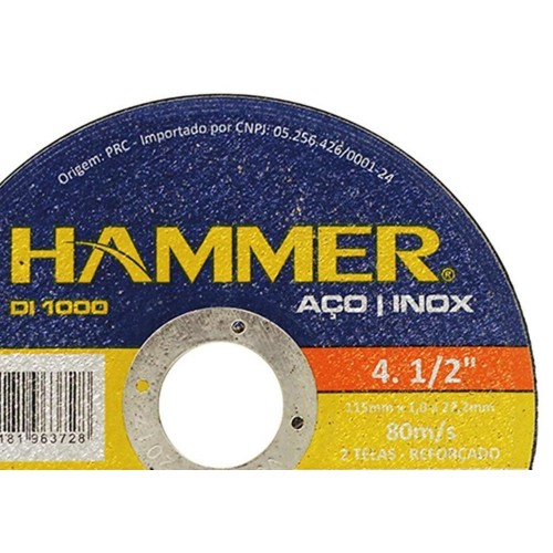 Disco Inox Hammer 4.1/2