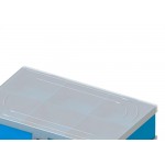 Caixa Organizadora Valeplast Cristal Pequena Azul 10X16  65.020