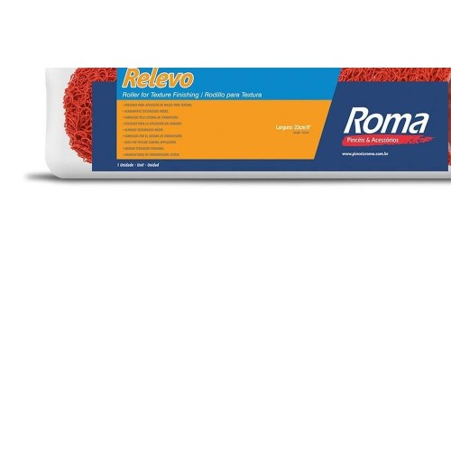 Rolo Textura Roma Relevo 10Cm Com Cabo   433 10