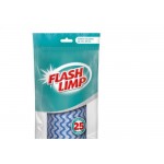 Pano Limpeza Flashlimp Mult Azul Rolo Com 25Pecas  Flp4571