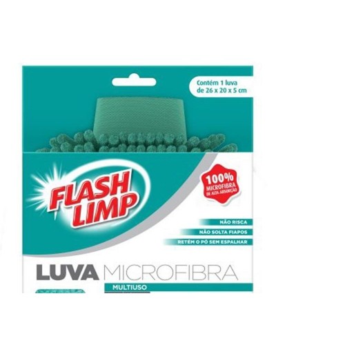 Luva Microfibra Flashlimp Multiuso   Flp6681