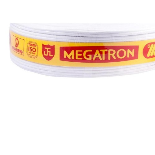 Fio Paralelo Megatron 2X0,75Mm Branco 100M  8522