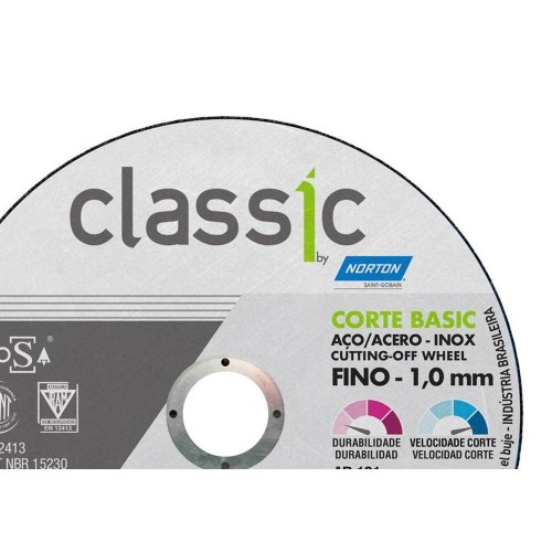 Disco Inox Norton Classic Basic 4 1/2X1,0X7/8  66252846361