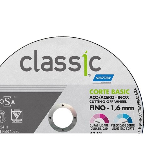 Disco Inox Norton Classic Basic 7X1,6X7/8  66252846362