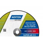 Disco Inox Norton 312 10X1/8X5/8  66252842986