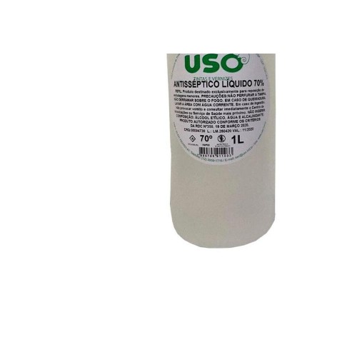 Alcool Liquido Uso 70% 1 Litro 1103-7 - Kit C/12