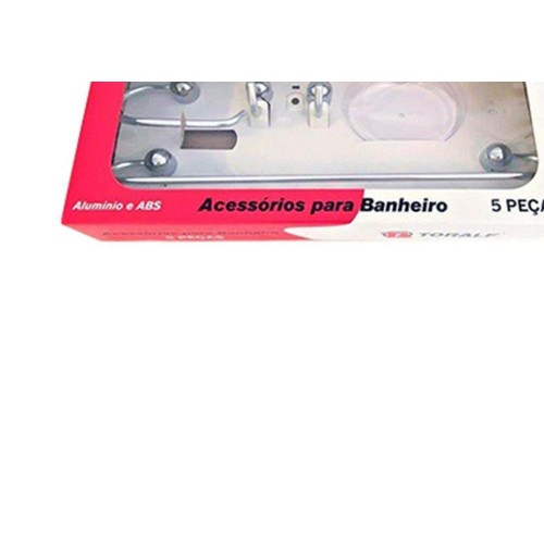 Acessorio Wc Toralf Aluminio Kit Com 5 Pecas  1212/7