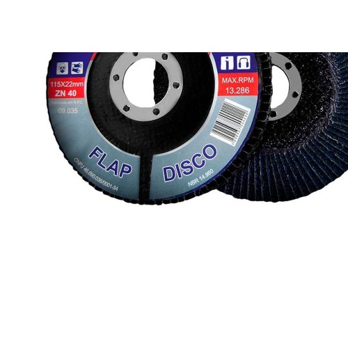 Disco Flap Disflex 4.1/2X 60 Zirconia   09.055 - Kit C/10