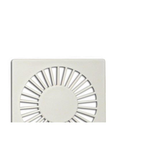 Grelha Plastica Grap Quadrada Branca 10X10   4502 - Kit C/6