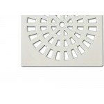 Grelha Plastica Grap Quadrada Branca 15X15   5502 - Kit C/6