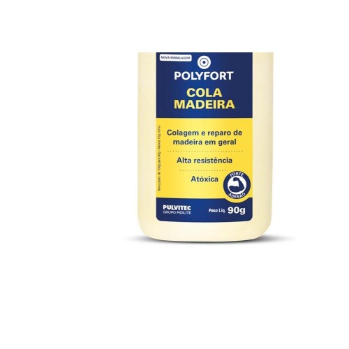 Cola Madeira Polyfort  90G Pulvitec  Ia022 - Kit C/12