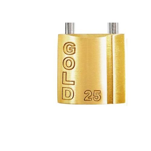 Cadeado Gold Art 25Mm  Gcc2N0002 - Kit C/10