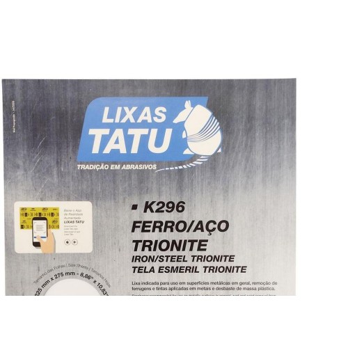 Lixa Ferro Tatu  80 Trionite  K29600800025 - Kit C/25