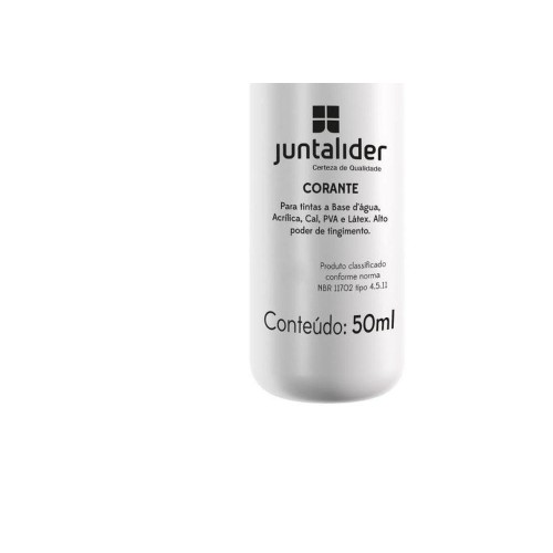 Corante Juntalider Branco 50Ml Para Tinta  901000385 - Kit C/12