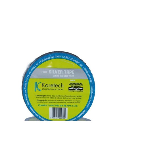 Fita Silver Tape Koretech 48 X  5M Cinza  Pa.35.01.1.0001