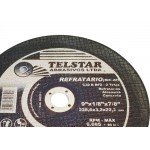 Disco Refratario Telstar  9 X 1/8 X 7/8 2 Telas  302211 - Kit C/5