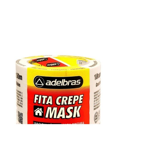 Fita Crepe Adelbras Mask 18X50M  615000005 - Kit C/6