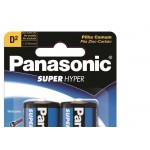 Pilha Panasonic Grande D2 Cartela 2 Pecas  Um-1Shs128